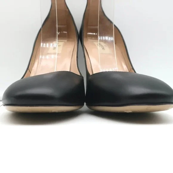 Valentino Tango Ankle Strap Pumps Black Leather Size 41 - Picture 4 of 12